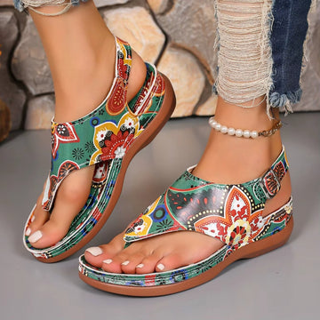 SoleBlossom - Ladies Wedge Sandals