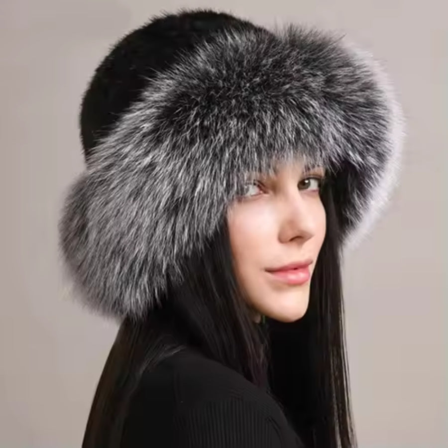 Aurivelle - Fluffy Bucket Fur Hat
