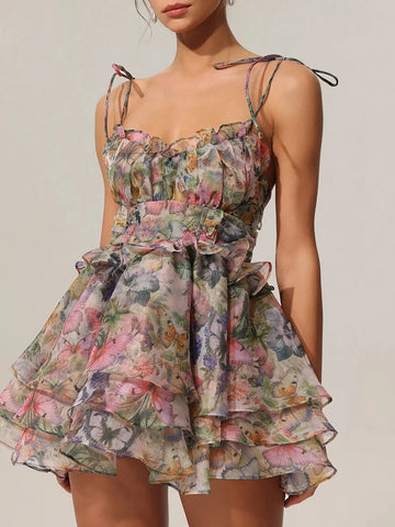 RosalieBelle - Ruffle Tiered Summer Babydoll Dress
