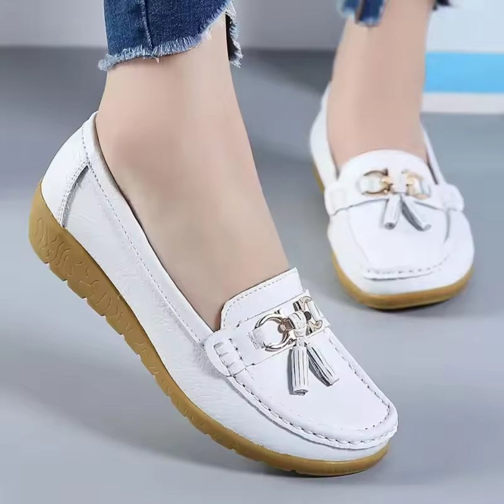 VelviMuse - Chic Walking Flat Ladies Moccasin Shoes